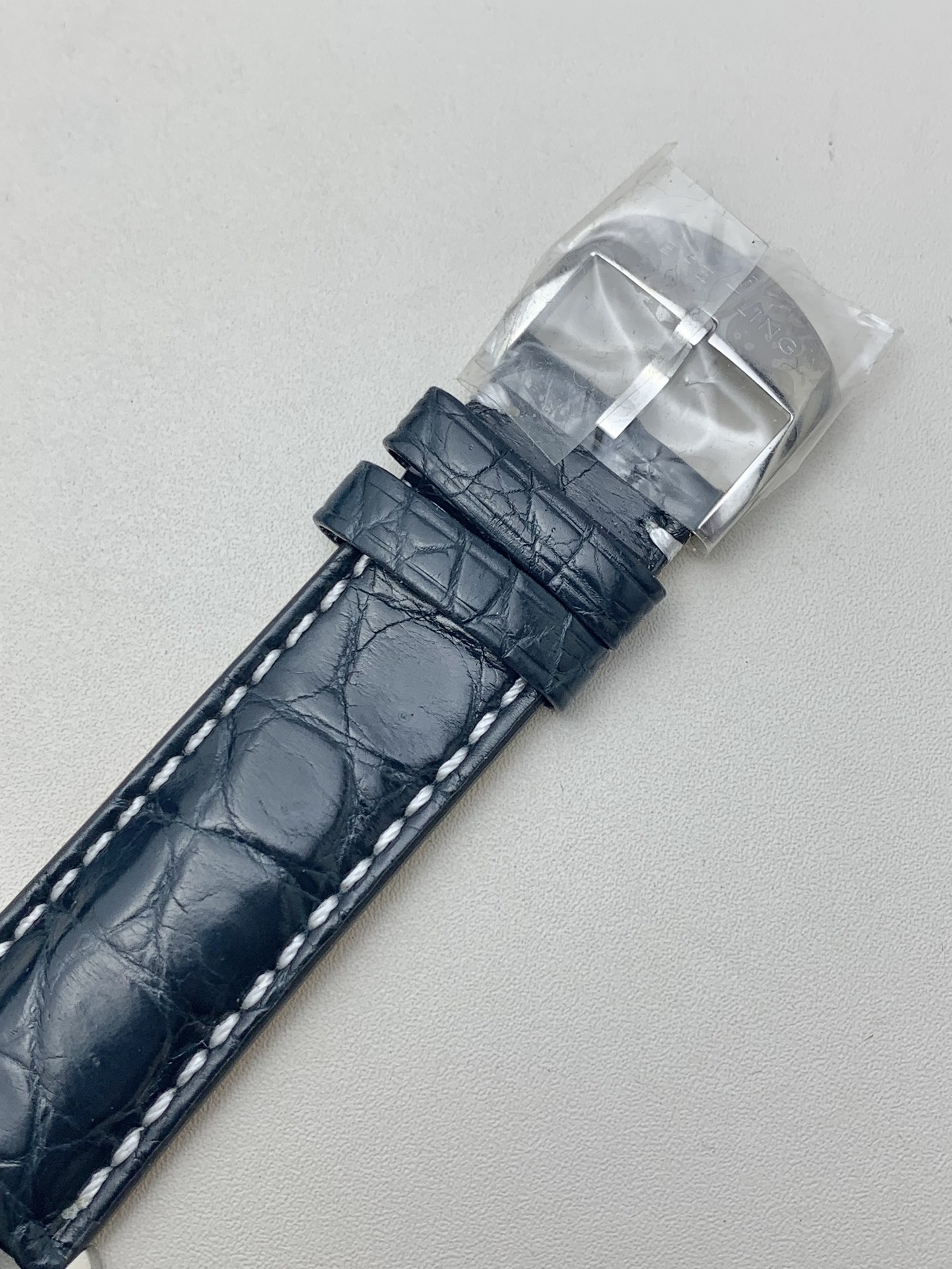 Breitling-Navitimer 1 41mm Date Stainless Steel/Leather Blue TF A2824 Automatic - Image 8