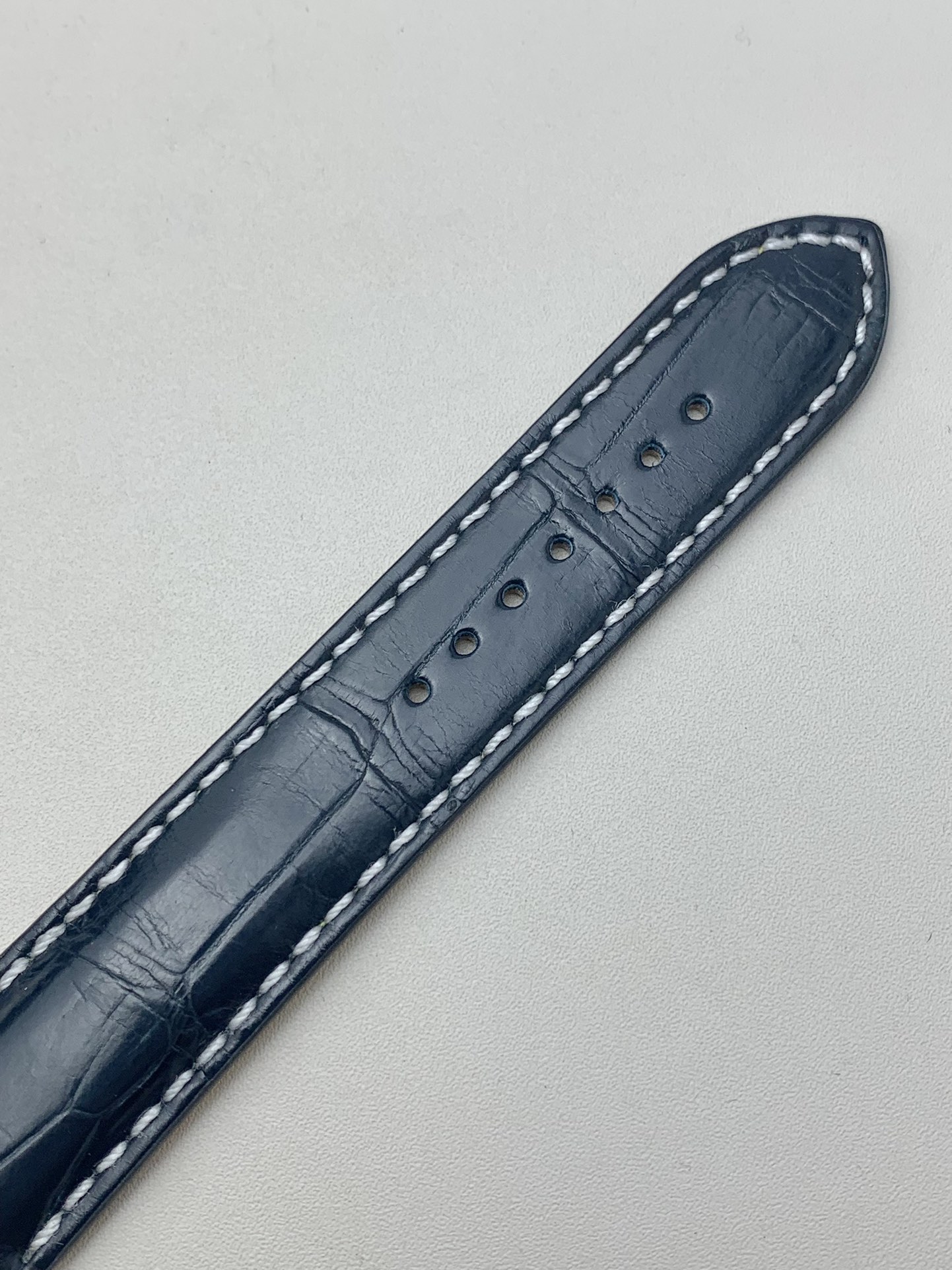 Breitling-Navitimer 1 41mm Date Stainless Steel/Leather Blue TF A2824 Automatic - Image 9