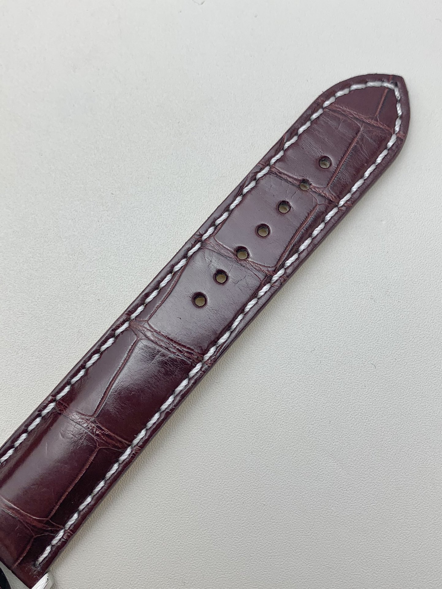 Breitling-Navitimer 1 38mm Stainless Steel/Rose Gold/Leather White Dial TF A2824 Automatic - Image 9