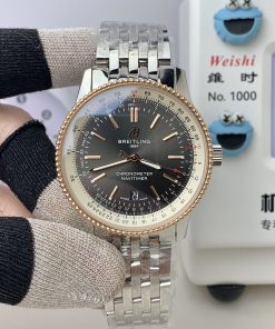 Breitling-Navitimer 1 41mm Date Stainless Steel/Rose Gold/Steel Black Dial TF A2824 Automatic