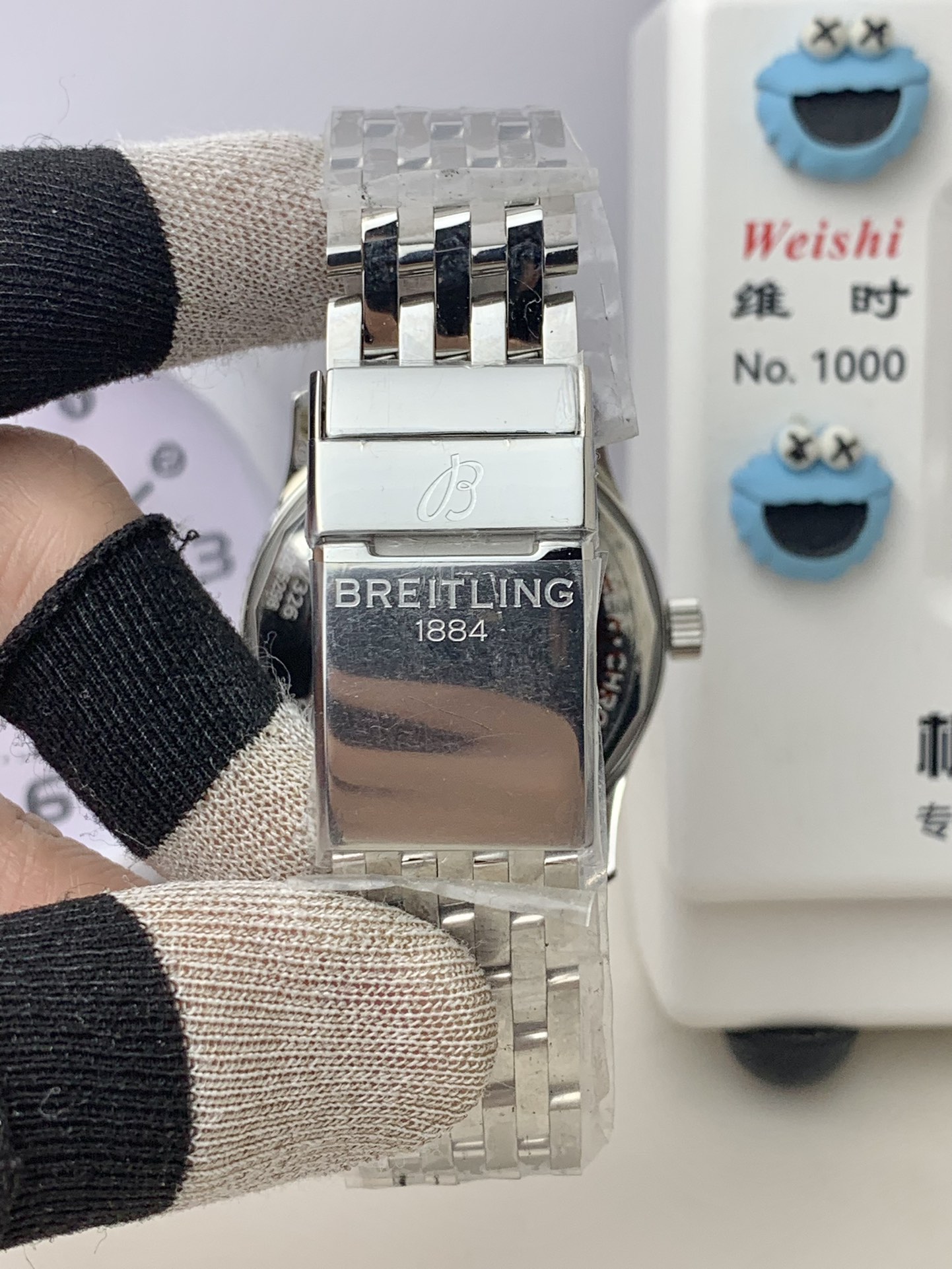 Breitling-Navitimer 1 41mm Date Stainless Steel/Steel White Dial TF A2824 Automatic - Image 6