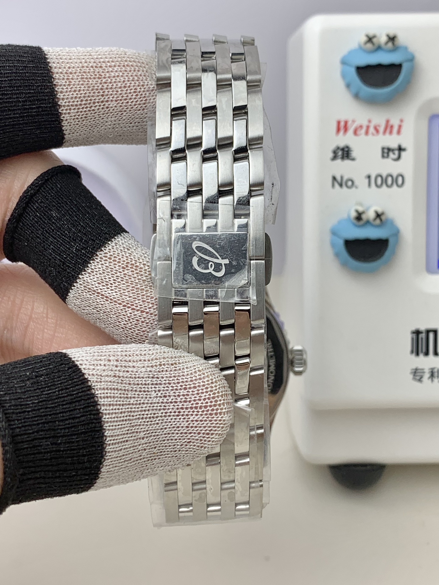 Breitling-Navitimer 1 38mm Stainless Steel/Steel Blue Dial TF A2824 Automatic - Image 6