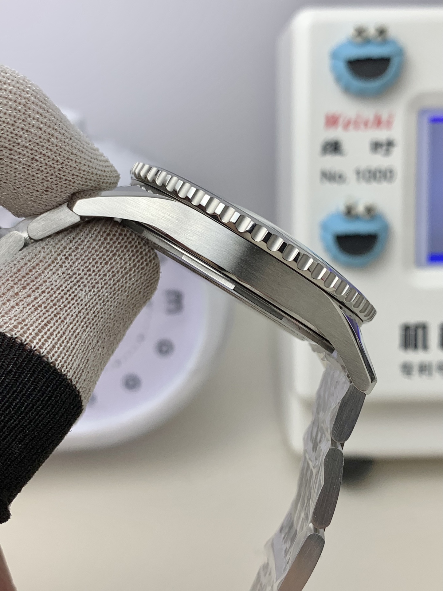 Breitling-Navitimer 1 38mm Stainless Steel/Steel Blue Dial TF A2824 Automatic - Image 8