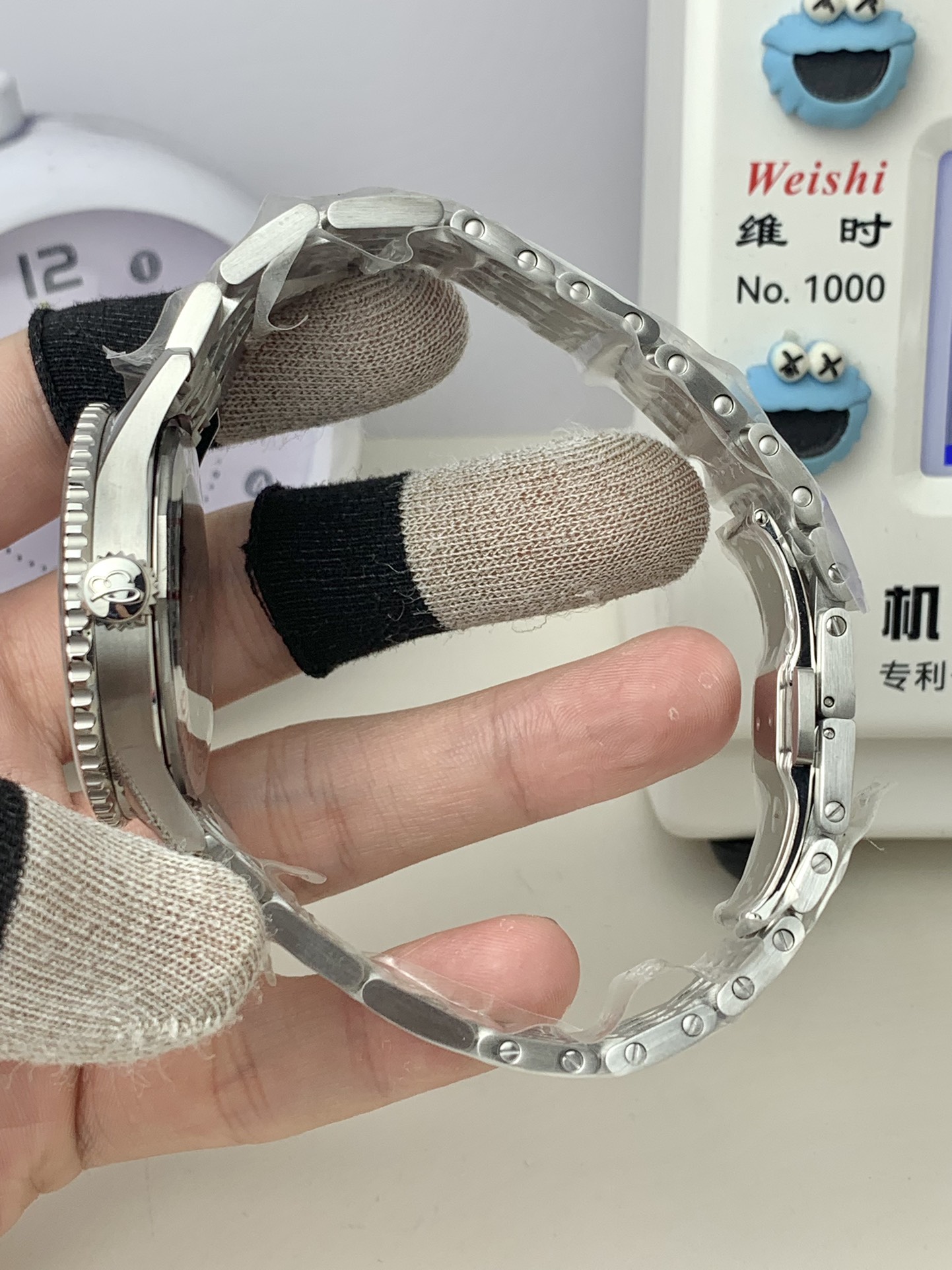 Breitling-Navitimer 1 38mm Stainless Steel/Steel Ice Blue Dial TF A2824 Automatic - Image 4