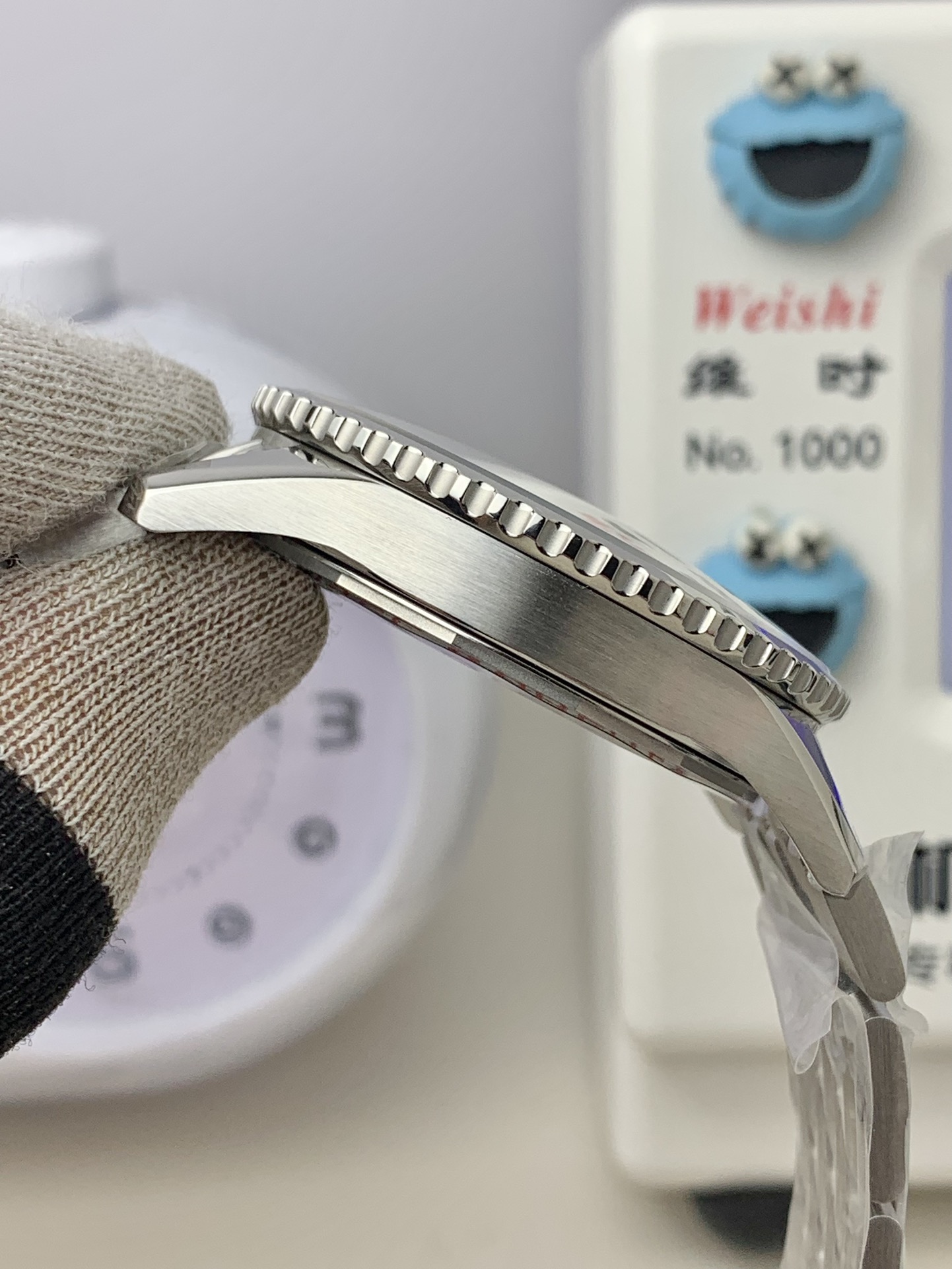 Breitling-Navitimer 1 38mm Stainless Steel/Steel Ice Blue Dial TF A2824 Automatic - Image 8