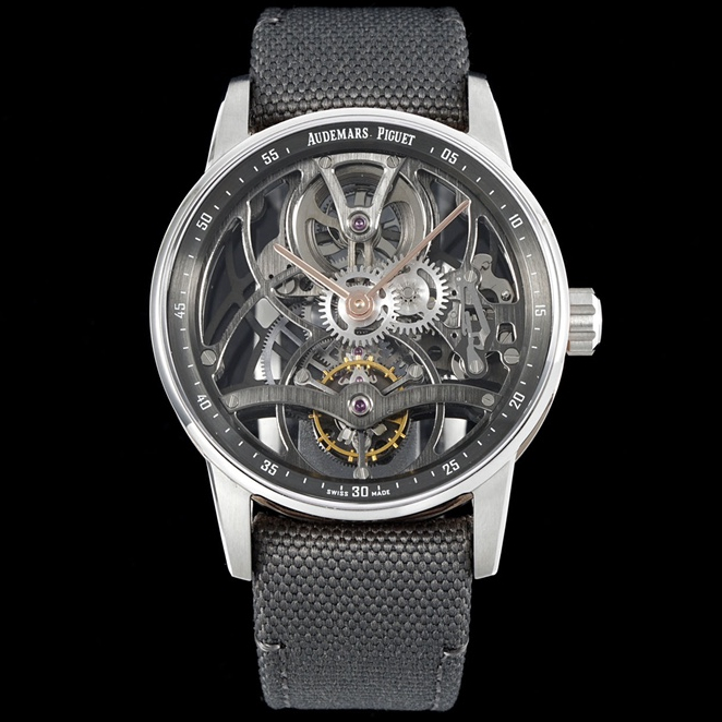 Audemars Piguet-Code11.59 26600CR 41mm Stainless Steel/Nylon Skeleton Dial APPF AP2948 Toubillon Maual