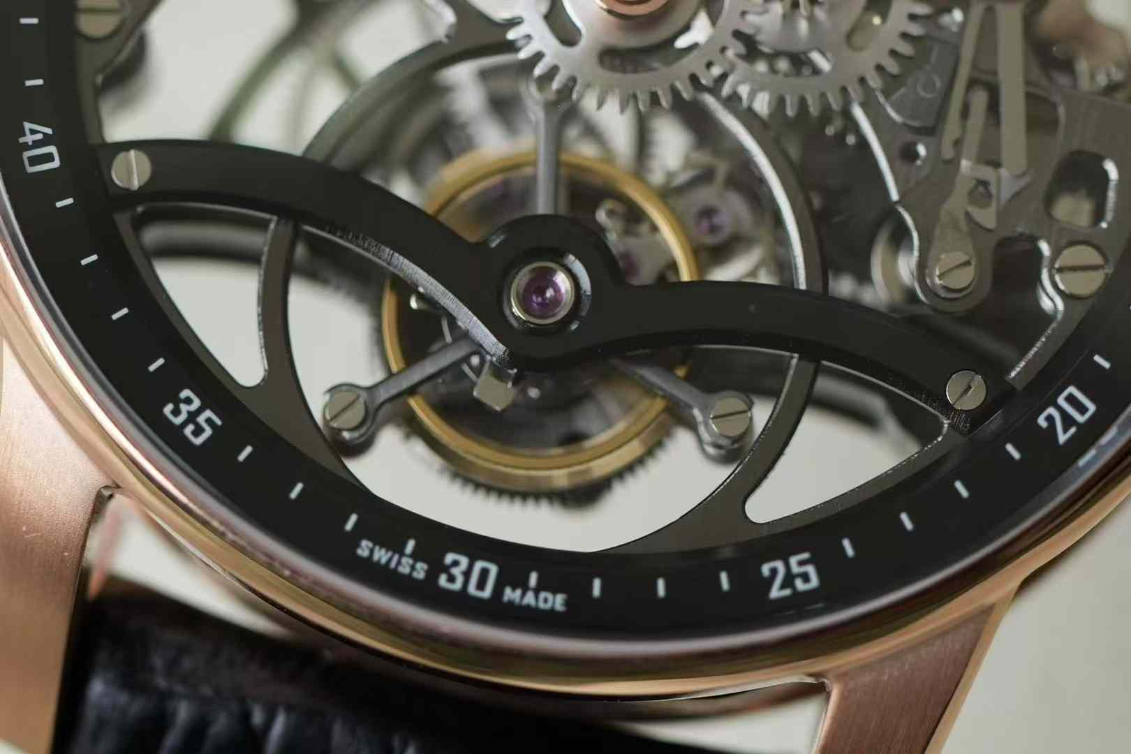 Audemars Piguet-Code11.59 26600CR 41mm Rose Gold/Leather Skeleton Dial APPF AP2948 Toubillon Maual - Image 11