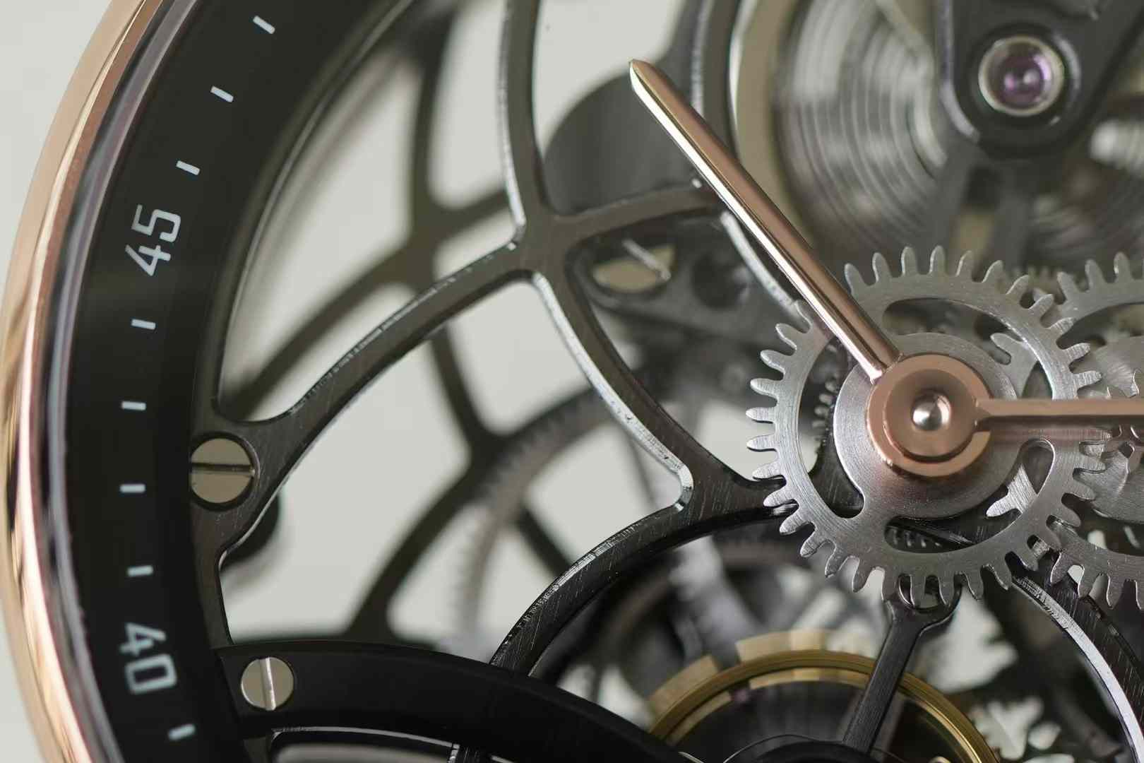 Audemars Piguet-Code11.59 26600CR 41mm Rose Gold/Leather Skeleton Dial APPF AP2948 Toubillon Maual - Image 12