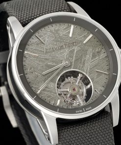 Alternative view of Audemars Piguet-Code11.59 41mm Stainless Steel/Nylon Meteorite Dial APPF Toubillon Maual