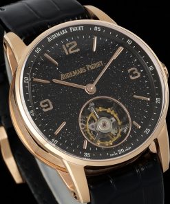 Alternative view of Audemars Piguet-Code11.59 41mm Rose Gold/Leather Starry Sky Dial APPF Toubillon Maual
