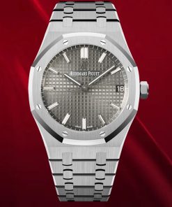 Audemars Piguet-Royal Oak 41mm 15500 Stainless Steel/Steel Grey Dial/Stick Markers APSF SA4302 Automatic