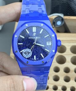 Audemars Piguet-Royal Oak 41mm 15500 Blue Ceramic/Ceramic Starry Sky Dial APSF SA4302 Automatic