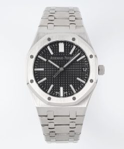 Audemars Piguet-Royal Oak 41mm 15510 Stainless Steel/Steel Black Dial/Stick Markers APSF SA4302 Automatic