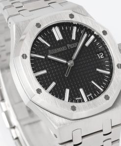 Alternative view of Audemars Piguet-Royal Oak 41mm 15510 Stainless Steel/Steel Black Dial/Stick Markers APSF SA4302 Automatic