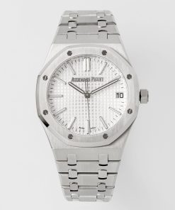 Audemars Piguet-Royal Oak 41mm 15510 Stainless Steel/Steel White Dial/Stick Markers APSF SA4302 Automatic