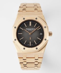 Audemars Piguet-Royal Oak Jumbo Ultra Thin 39mm 16202ST Rose Gold/Rose Gold Smoked Grey Dial ZF A7121 Automatic
