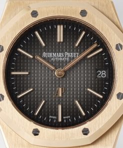 Alternative view of Audemars Piguet-Royal Oak Jumbo Ultra Thin 39mm 16202ST Rose Gold/Rose Gold Smoked Grey Dial ZF A7121 Automatic