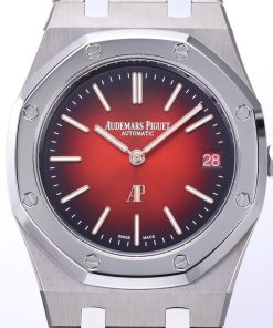 Alternative view of Audemars Piguet-Royal Oak 16202XT 39mm Titanium/Titanium Gradient Red Dial ZF A7121 Automatic