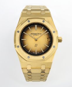 Audemars Piguet-Royal Oak 16202BA Jumbo 39mm Yellow Gold/Yellow Gold Smoked Gold Dial ZF A7121 Automatic