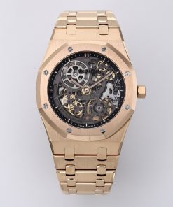Audemars Piguet-Royal Oak Openworked 16204 39mm Rose Gold/Rose Gold Skeleton Dial ZF A7124 Automatic