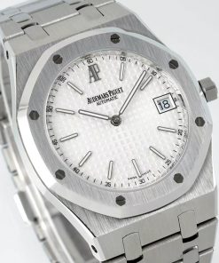 Alternative view of Audemars Piguet-Royal Oak 15202 39mm Stainless Steel/Steel White Dial IPF A2121 Automatic