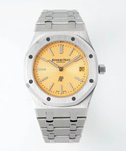 Audemars Piguet-Royal Oak 15202 39mm Stainless Steel/Steel Yellow Dial IPF A2121 Automatic