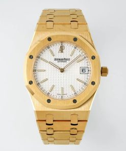 Audemars Piguet-Royal Oak 15202 39mm Yellow Gold/Yellow Gold White Dial IPF A2121 Automatic