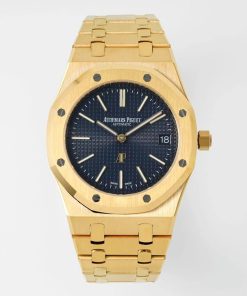 Audemars Piguet-Royal Oak 15202 39mm Yellow Gold/Yellow Gold Blue Dial IPF A2121 Automatic