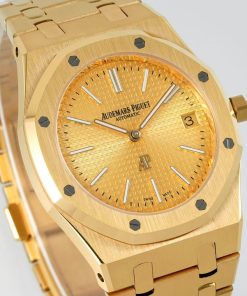 Alternative view of Audemars Piguet-Royal Oak 15202 39mm Yellow Gold/Yellow Gold Dial IPF A2121 Automatic