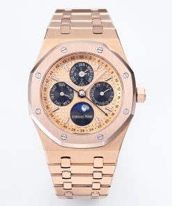 Audemars Piguet-Royal Oak Perpetual Calendar 41mm 26574ST Rose Gold/Rose Gold Dial BBSF A5134 Automatic