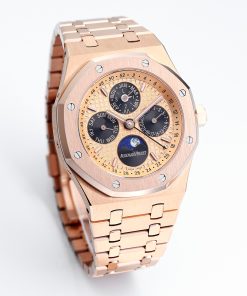 Alternative view of Audemars Piguet-Royal Oak Perpetual Calendar 41mm 26574ST Rose Gold/Rose Gold Dial BBSF A5134 Automatic