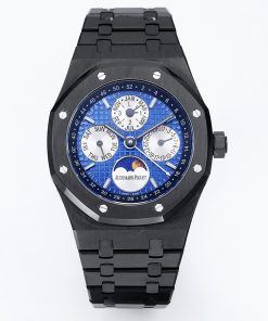 Audemars Piguet-Royal Oak Perpetual Calendar 41mm 26574ST PVD/PVD Blue Dial BBSF A5134 Automatic
