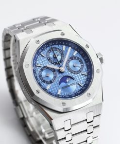 Alternative view of Audemars Piguet-Royal Oak Perpetual Calendar 41mm 26574ST Stainless Steel/Steel Blue Dial BBSF A5134 Automatic