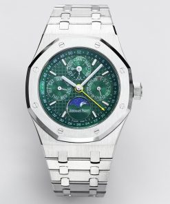 Audemars Piguet-Royal Oak Perpetual Calendar 41mm 26574ST Stainless Steel/Steel Green Dial BBSF A5134 Automatic