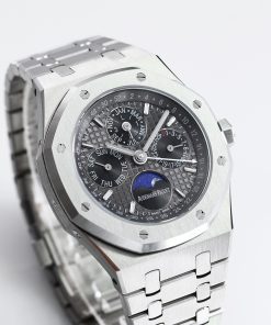 Alternative view of Audemars Piguet-Royal Oak Perpetual Calendar 41mm 26574ST Stainless Steel/Steel Grey Dial BBSF A5134 Automatic