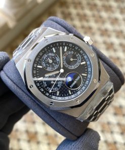Alternative view of Audemars Piguet-Royal Oak Perpetual Calendar 41mm 26574ST Stainless Steel/Steel Black Dial APSF A5134 Automatic