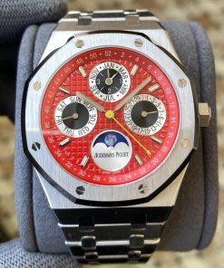 Audemars Piguet-Royal Oak Perpetual Calendar 41mm 26574ST Stainless Steel/Steel Red Dial APSF A5134 Automatic