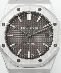 Alternative view of Audemars Piguet-Royal Oak 15450 37mm Stainless Steel/Steel Grey Dial APSF SA3120 Automatic