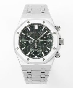 Audemars Piguet-Royal Oak Chronograph 26240ST 41mm Stainless Steel/Steel Green Dial APSF V2 SH4401 Automatic