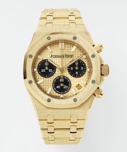 Audemars Piguet-Royal Oak Chronograph 26240 41mm Frosted Yellow Gold/Yellow Gold Dial APSF V2 SH4401 Automatic
