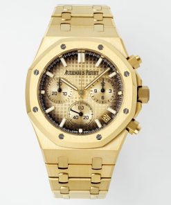 Audemars Piguet-Royal Oak Chronograph 26240 41mm Yellow Gold/Gradient Gold Dial APSF V2 SH4401 Automatic