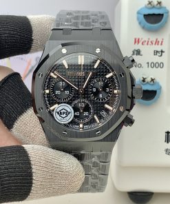 Audemars Piguet-Royal Oak Chronograph 26240 41mm Ceramic/Ceramic Black Dial APSF V2 SH4401 Automatic
