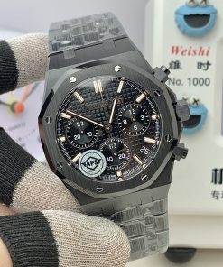 Alternative view of Audemars Piguet-Royal Oak Chronograph 26240 41mm Ceramic/Ceramic Black Dial APSF V2 SH4401 Automatic