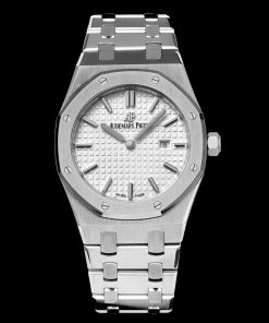 Audemars Piguet-Royal Oak Ladies 67651OR 33mm Stainless Steel/Steel White Dial TKF Swiss Cal.2713 Quartz