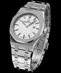 Alternative view of Audemars Piguet-Royal Oak Ladies 67651OR 33mm Stainless Steel/Steel White Dial TKF Swiss Cal.2713 Quartz