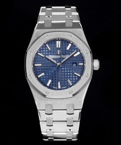 Audemars Piguet-Royal Oak Ladies 67651OR 33mm Stainless Steel/Steel Blue Dial TKF Swiss Cal.2713 Quartz