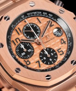 Alternative view of Audemars Piguet-Royal Oak Offshore 26470OR Chronograph 42mm Rose Gold/Rose Gold/Black Dials TKF A7750 Automatic