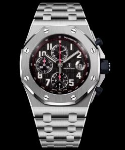 Audemars Piguet-Royal Oak Offshore 26470ST Chronograph 42mm Stainless Steel/Steel Black Dials TKF A7750 Automatic