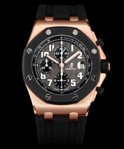 Audemars Piguet-Royal Oak Offshore 26470OR  Chronograph 42mm Rose Gold/Rubber Grey/Black Dials TKF A7750 Automatic
