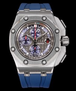 Audemars Piguet-Royal Oak Offshore 26400 Chronograph 44mm Titanium/Rubber Grey Dial TKF A7750 Automatic